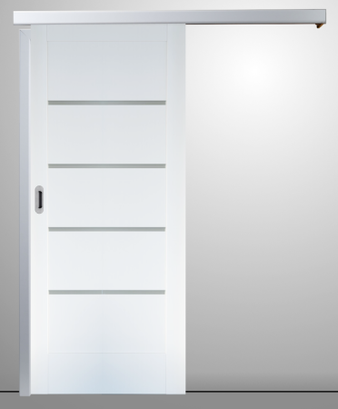 Usi PORTA Doors - Usa glisanta PORTA VERTE HOME G4 aplicata pe perete Alb