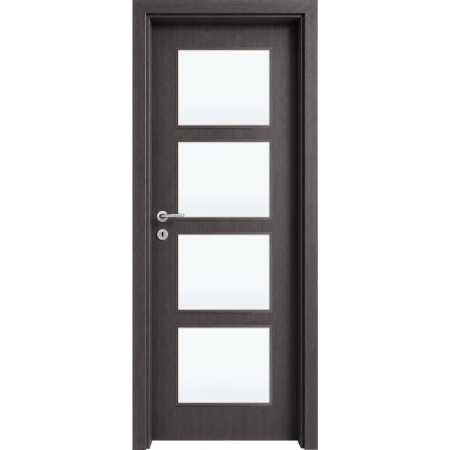 Usi cu Toc Reglabil - Usa HDF cu toc reglabil din MDF/PAL - Colectia QUADRAT 4.1 - Culoare Gri Antracit