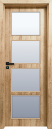 Usi cu Toc Reglabil - Usa HDF cu toc reglabil din MDF/PAL - Colectia QUADRAT 4.1 - Culoare Stejar