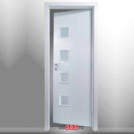 Usi Albe - Usa HDF cu toc reglabil din MDF/PAL - Colectia QUADRAT 4.4