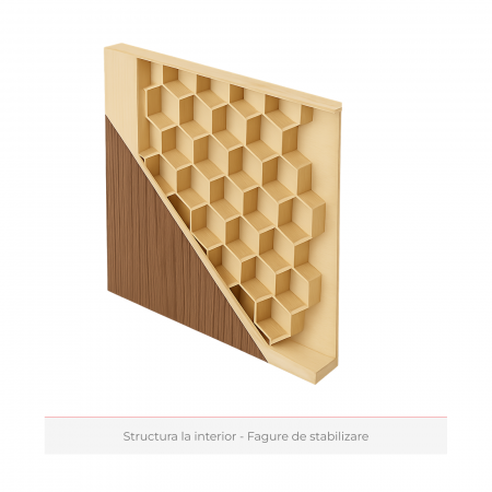 Usa interior Alba HDF cu toc reglabil din MDF/PAL - Colectia STENOIR Alb 7.6 [4]
