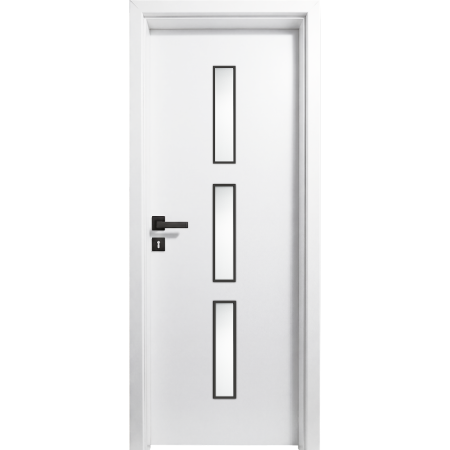 Usi cu Toc Reglabil - Usa interior Alba HDF cu toc reglabil din MDF/PAL - Colectia STENOIR Alb 7.4