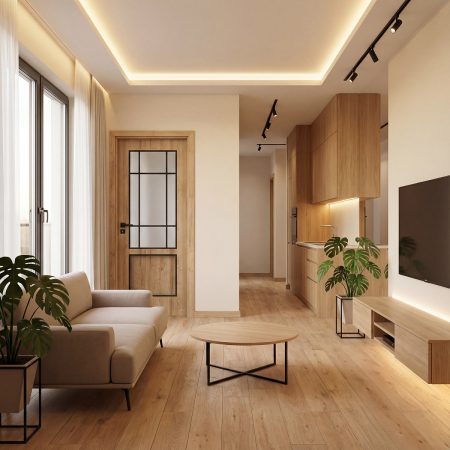 Usa interior HDF cu toc reglabil din MDF/PAL - Colectia STENOIR 7.7 [1]