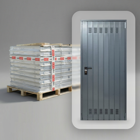 Pachete PROMO - Pachet 18 x Usa metalica CLUB otel galvanizat reversibila - nevopsita