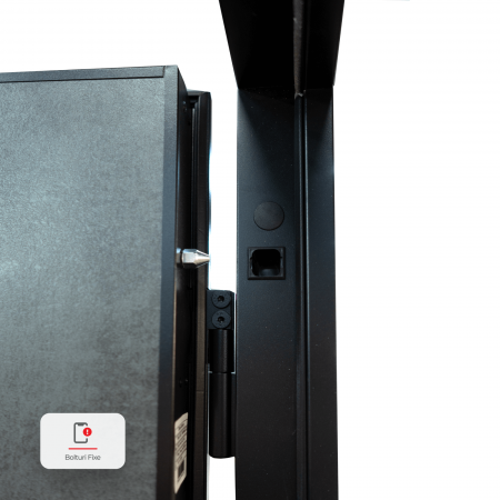 Pachet 12 x Usa metalica intrare apartament Sentra365 - izolatie fonica / termica - Culoare Ciment Gri Inchis / Alb /Nuc [7]