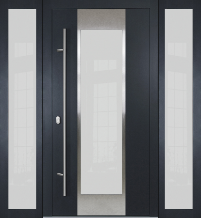 Usi de intrare antiefractie - Usa Metalica de intrare in casa Turenwerke DS92 cu luminator lateral dublu