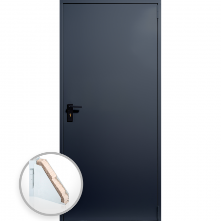 Usi Metalice Tehnice - Usa metalica blat 40 mm din otel multifunctionala pentru boxa / magazie - RAL 7016 Gri Antracit - Deschidere Reversibila