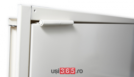 Usa metalica dubla blat 40 mm din otel multifunctionala pentru boxa RAL 9001 / Alb Crem [2]