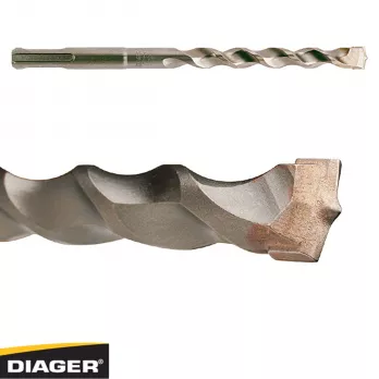 Бур по бетону SDS-Plus Ø10x150x210 мм Twister Plus Diager [2]