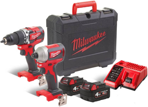 Instrument cu acumulator - Set scule cu acumulator Milwaukee M18 CBLPP2A-402C