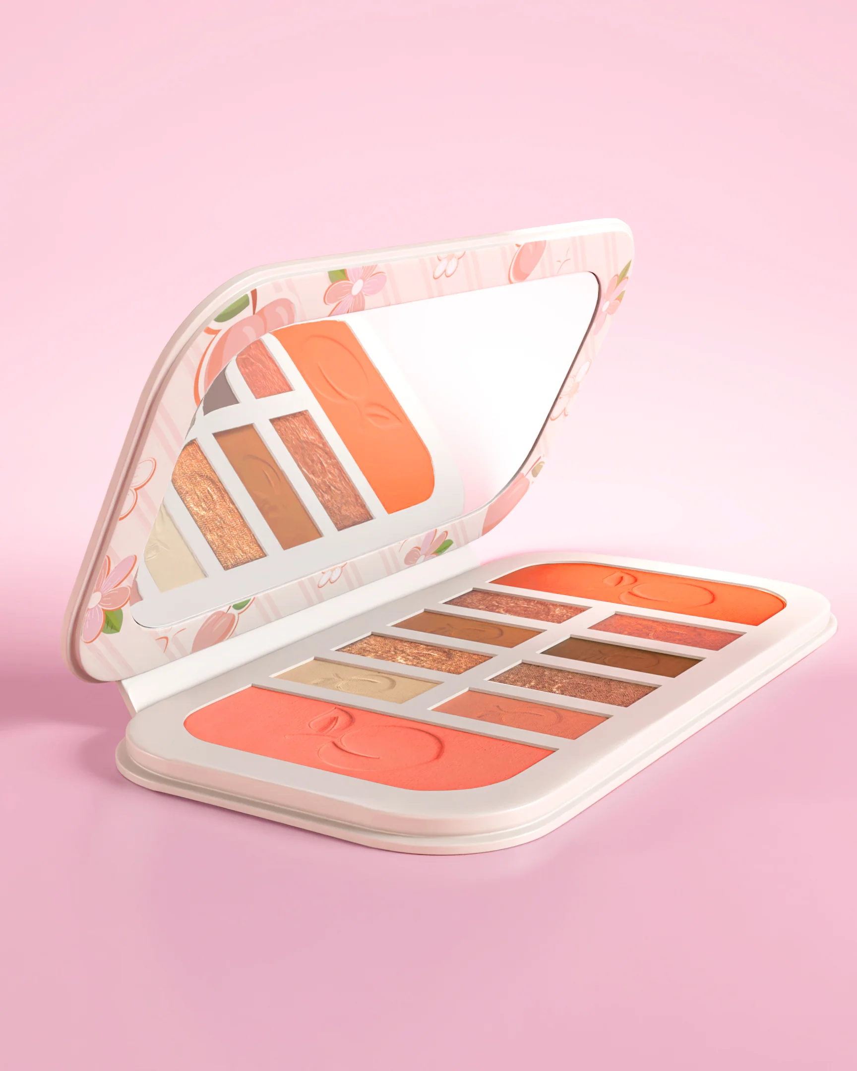 P.Louise Feeling Peachy - paleta farduri + blush [2]