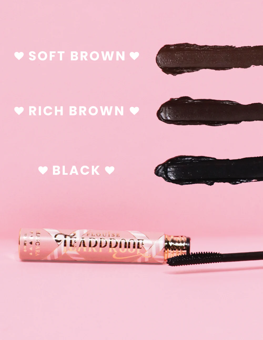 P.Louise Tearproof Mascara 10g - Soft Brown [3]