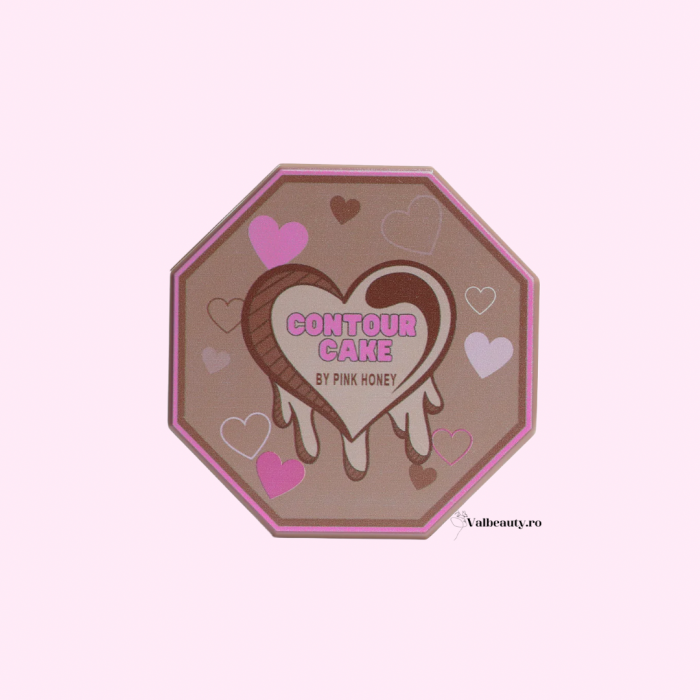 Pink Honey Contour Cake - S’mores and Kisses [3]