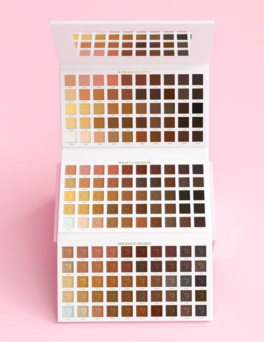 SET P.LOUISE NAUGHTY AND NICE LIPSTICK - PALETA RUJURI My Lips Are Sealed  + P.LOUISE WEDDING WISH BRIDAL SERIES - THE BIG DAY XXXL PALETA FARDURI [4]