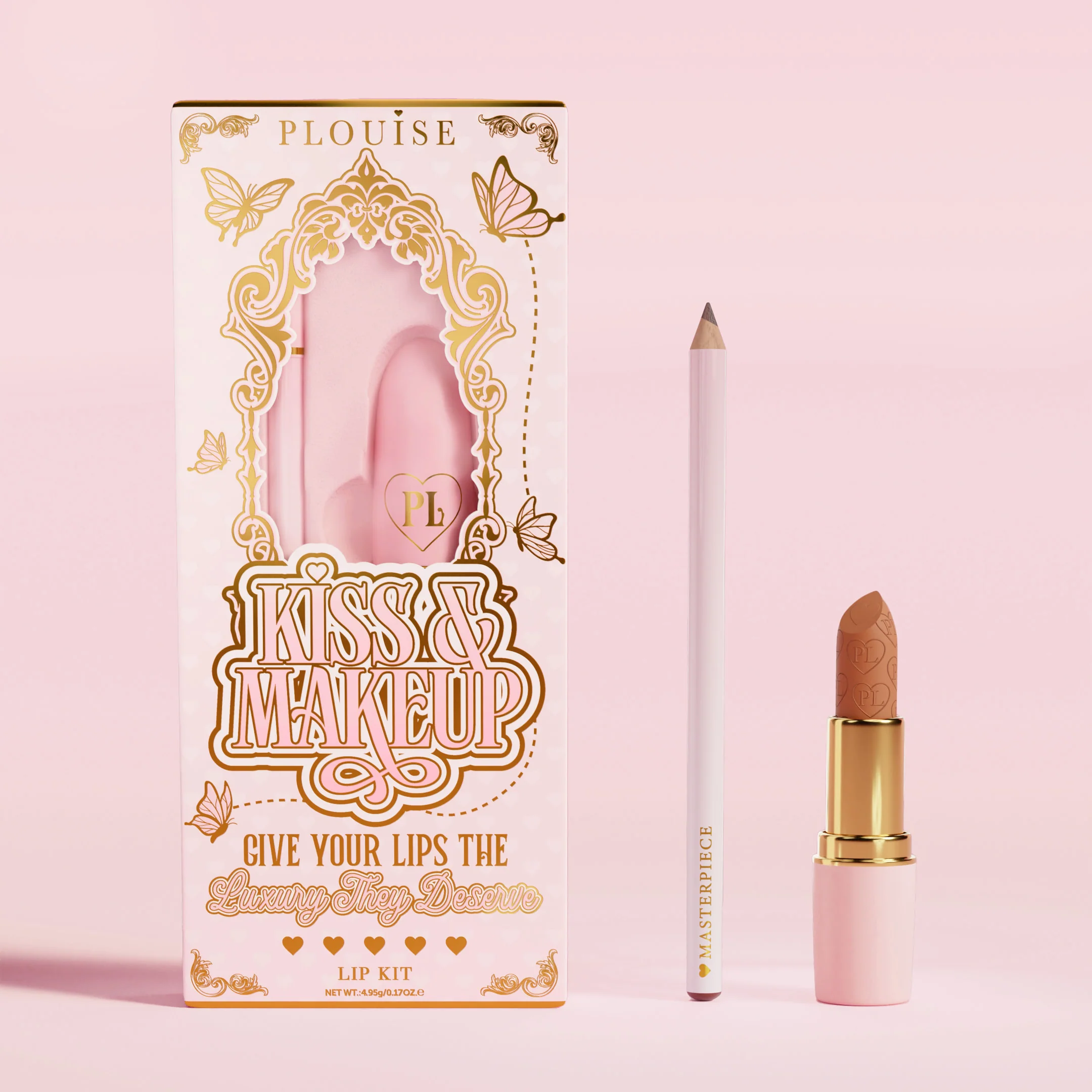 Set P.Louise Kiss and Makeup – ruj și creion buze [1]
