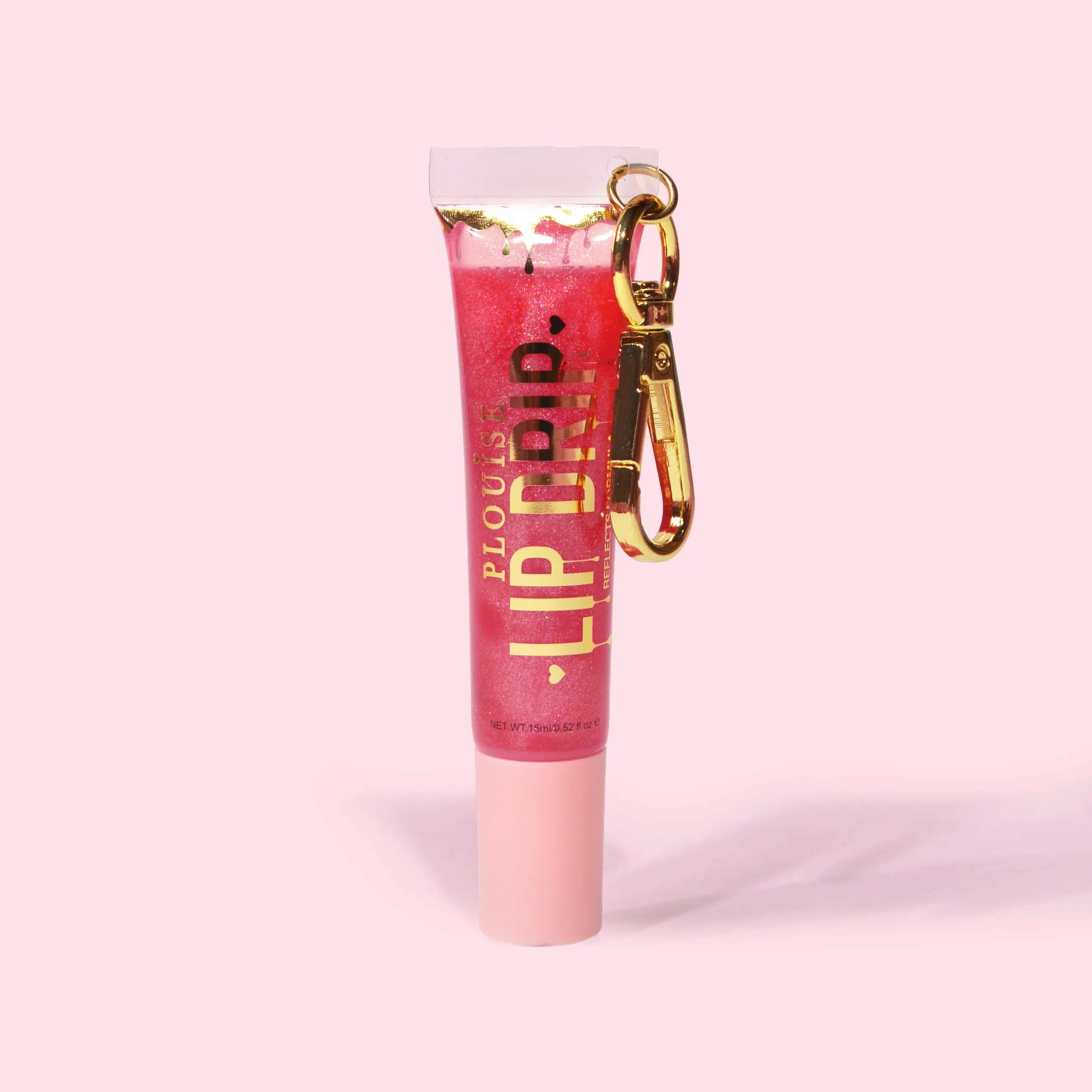 Promoții Crăciun - P.Louise Lip Drip Keychain Lip Gloss - nuanta Just Friends