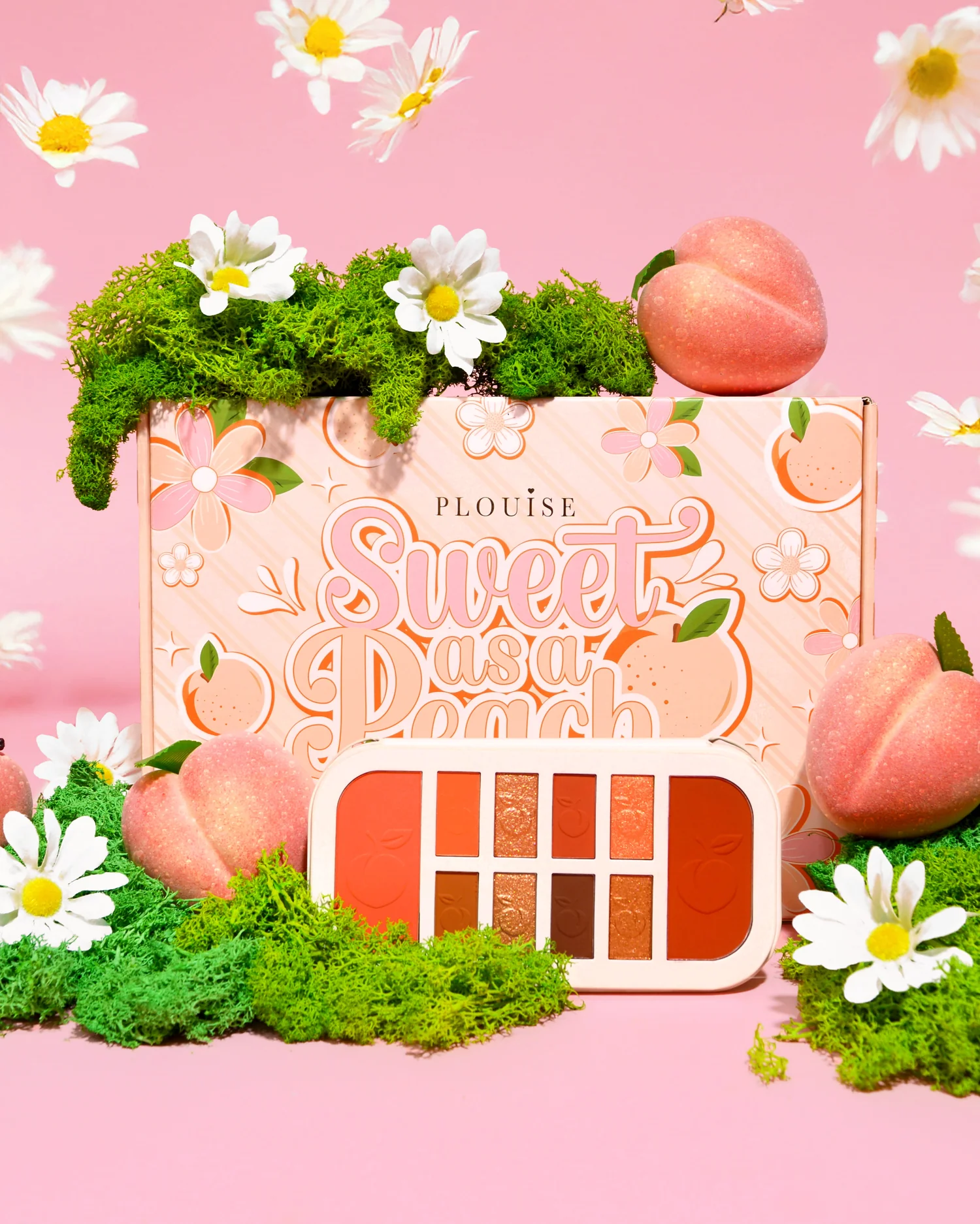 Toate produsele - P.Louise Peach Perfection - paleta farduri + blush