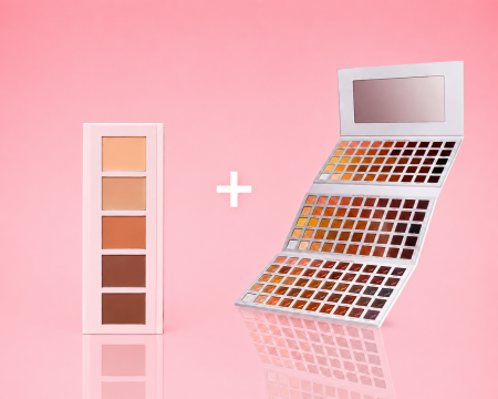 BUNDLES - SET P.LOUISE NAUGHTY AND NICE LIPSTICK - PALETA RUJURI My Lips Are Sealed  + P.LOUISE WEDDING WISH BRIDAL SERIES - THE BIG DAY XXXL PALETA FARDURI