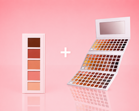BUNDLES - SET P.LOUISE NAUGHTY AND NICE LIPSTICK - PALETA RUJURI Sealed With A Kiss + P.LOUISE WEDDING WISH BRIDAL SERIES - THE BIG DAY XXXL PALETA FARDURI