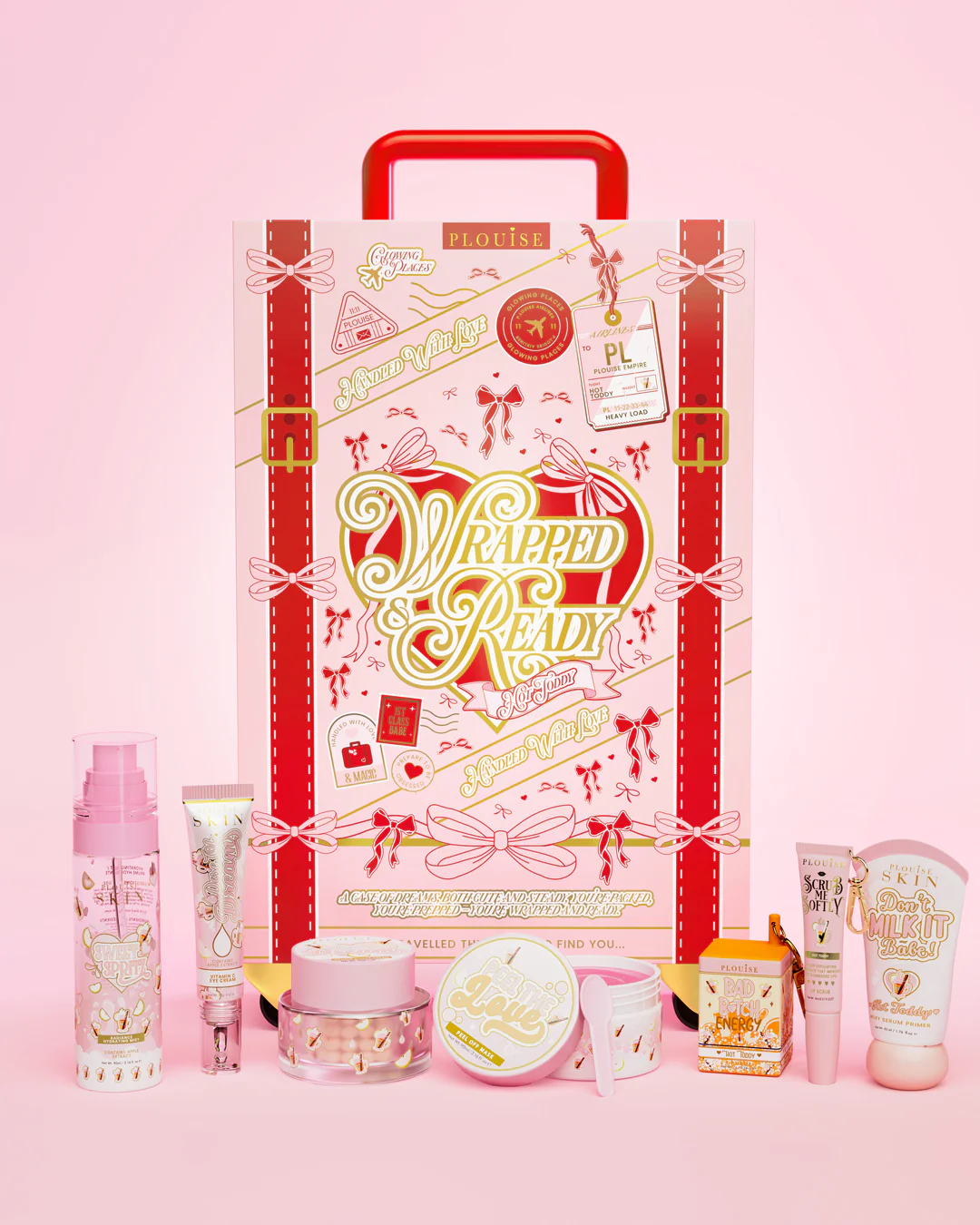 Spring Sale - Wrapped & Ready Suitcase - Hot Toddy