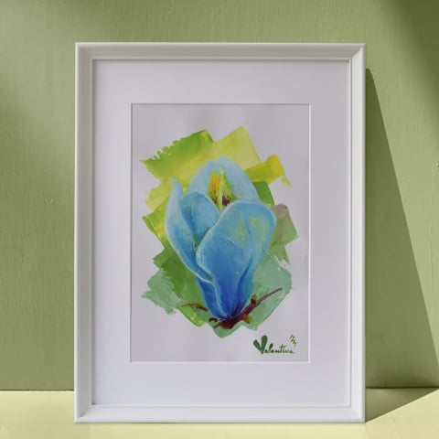 Art studies - Blue Magnolia