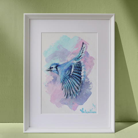 Art studies - Blue Jay