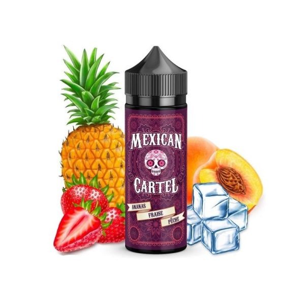 Ananas Fraise Peche, Mexican Cartel 100ml [1]