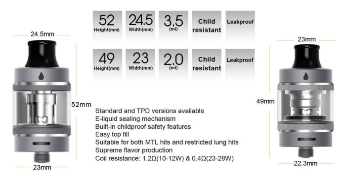 Atomizor Tigon 2ml, Aspire [2]