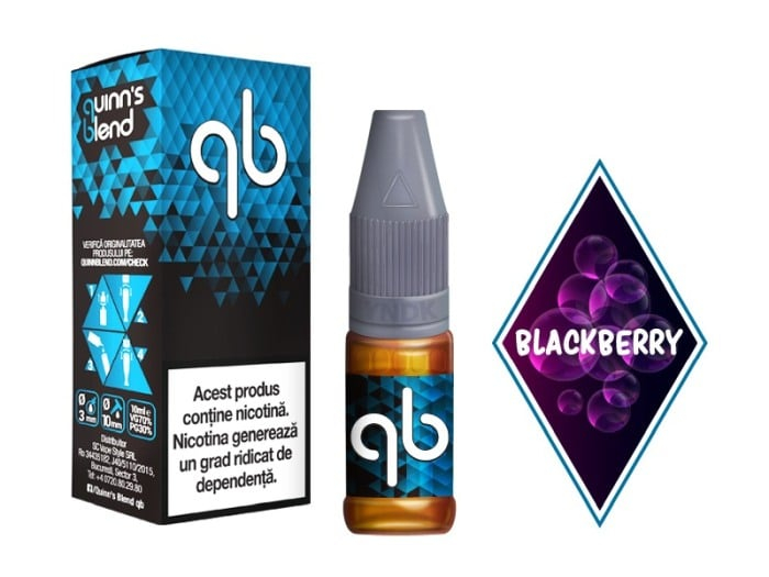 Blackberry 18 mg/ml, Quinn's Blend Blue 10ml [1]