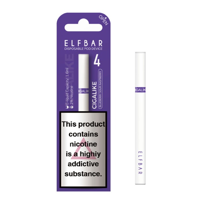 Blueberry Sour Raspberry Cigalike 2%, Elf Bar [3]