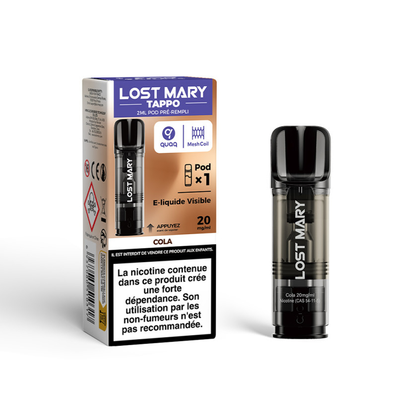 Cartus  Cola Tappo 20mg 2ml, Lost Mary [1]