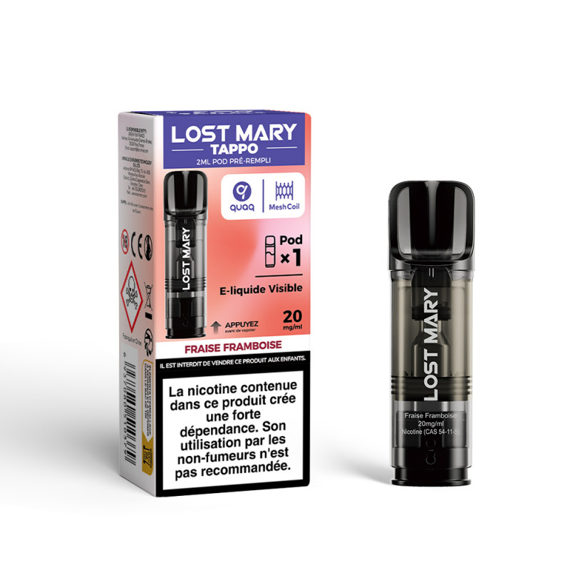 Cartus  Fraise Framboise Tappo 20mg 2ml, Lost Mary [1]