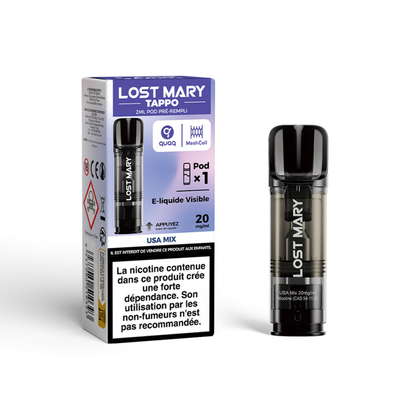 Cartus Usa Mix Tappo  20mg 2ml, Lost Mary [1]
