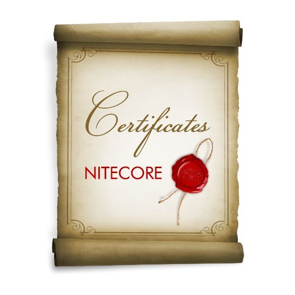 CERTIFICATE NITECORE [1]