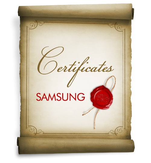 CERTIFICATE SAMSUNG [1]
