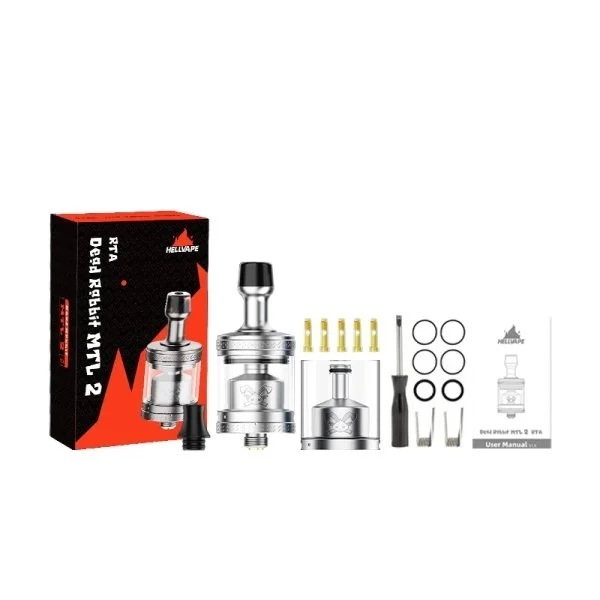 Dead Rabbit MTL RTA 2, HellVape -  Matte Full Black [5]