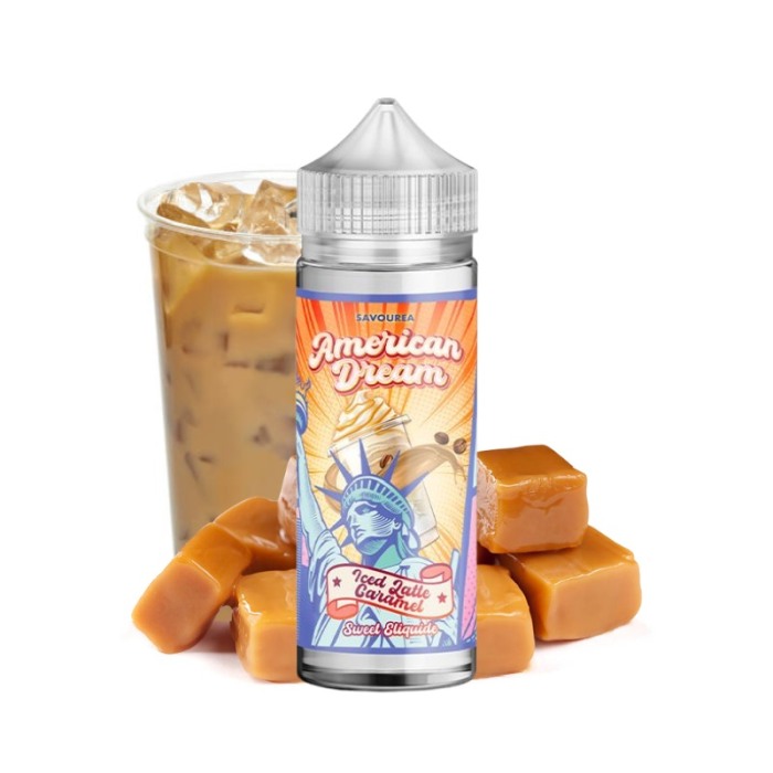 Iced Latte Caramel, American Dream Savourea 100ml [1]