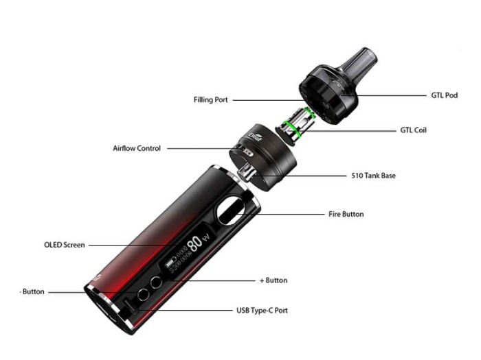 iStick T80 cu GTL Tank , Eleaf [3]