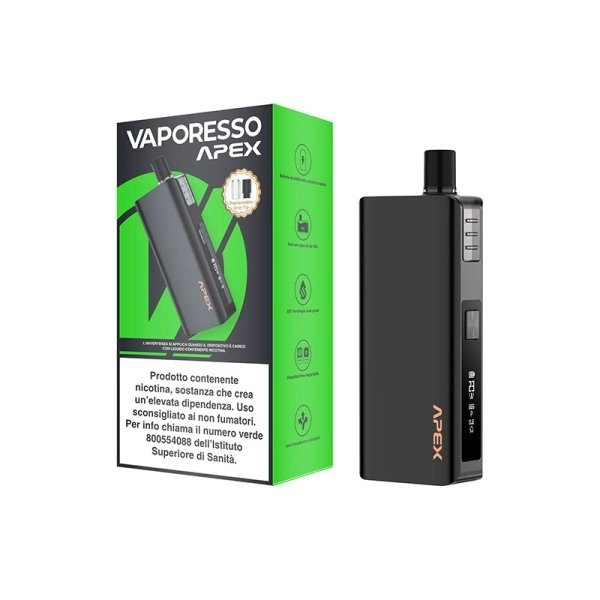 Kit Apex Pod, Vaporesso - GILD BLACK [2]