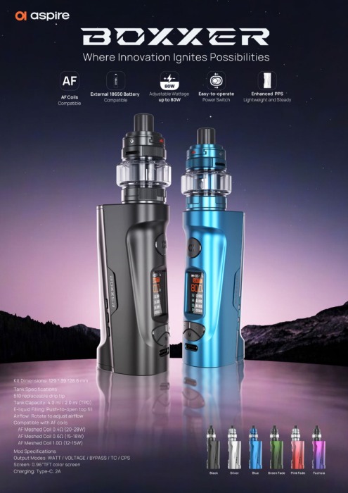 Kit Boxxer, Aspire - Silver [2]