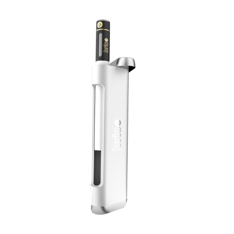 Kit Brio Pod (+Power Bank 1200mAh), Da One - Frosted Silver [1]