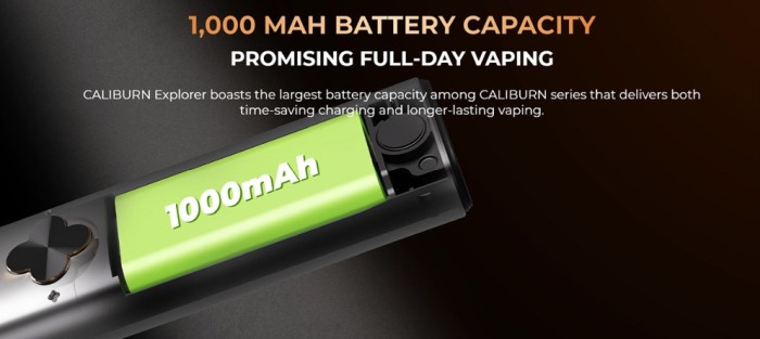 Kit Caliburn Explorer 1000mah Negru, Uwell [7]