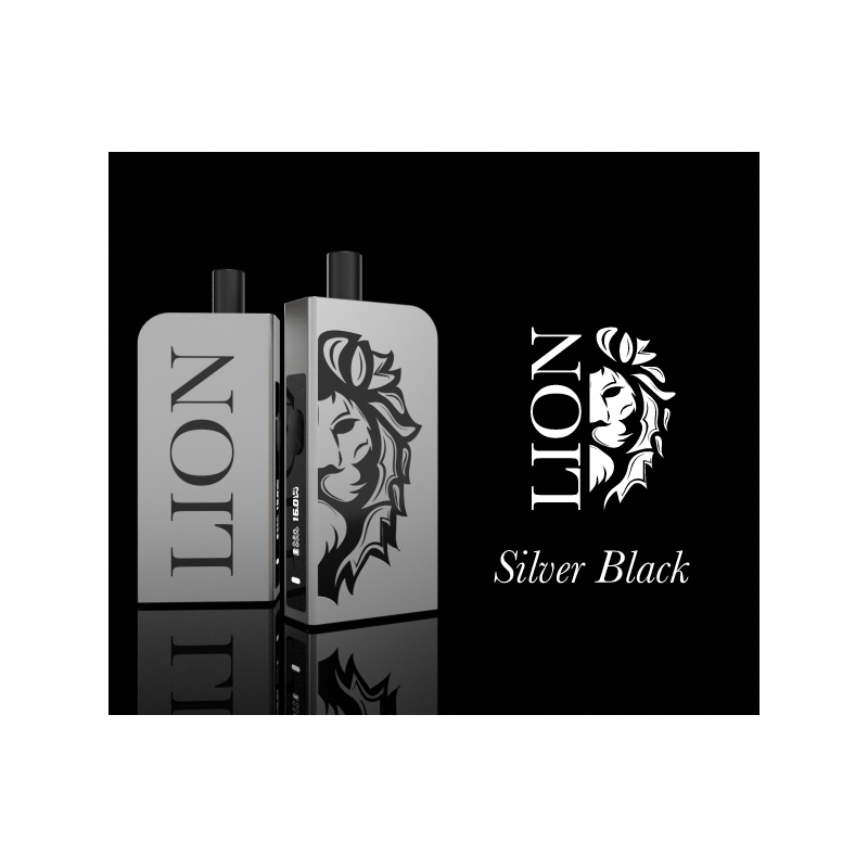Kit LION Pod 1900mAh, La Tabaccheria - Silver Black [2]