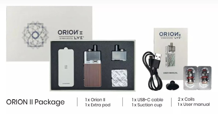 Kit Pod Orion II - LVE Black Sonokeling [2]