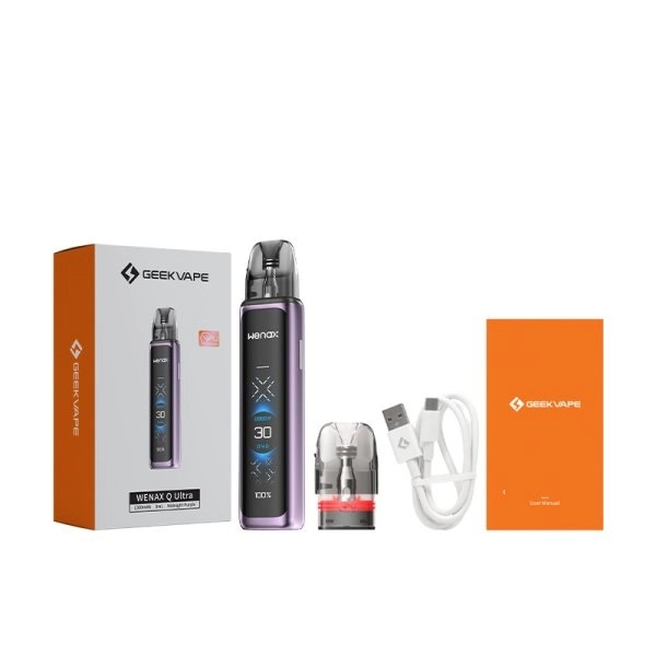 Kit Wenax Q Ultra 3ml, Geekvape - Frosted Silver [4]