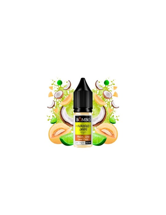 Melon Lime & Coconut  Wailani Juice Nic Salts 10ml, Bombo [1]