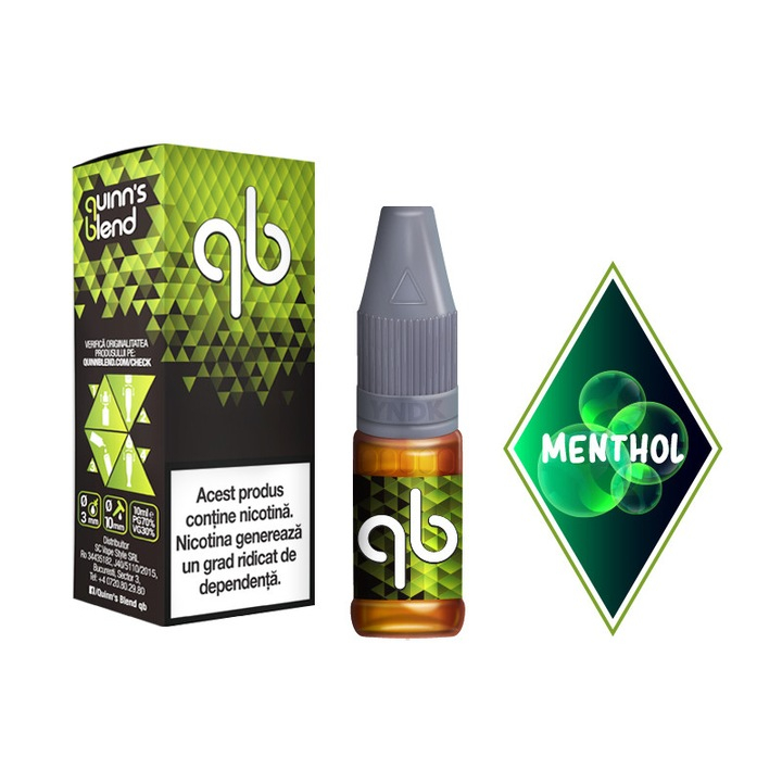 Menthol 18 mg/ml, Quinn's Blend Green 10ml [1]