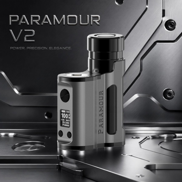 Mod Paramour V2 SBS 100W 18650/21700 , Mechvape - Full Silver [2]
