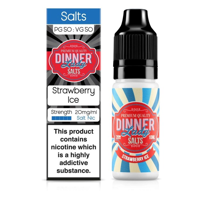 Strawberry Ice, Dinner Lady Salts 10ml [1]