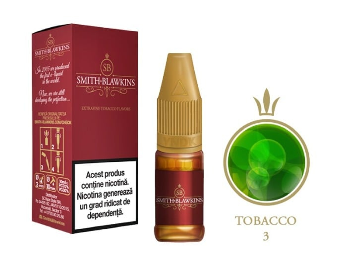 Tobacco 3 - 18 mg/ml, Smith&Blawkins Red 10ml [1]